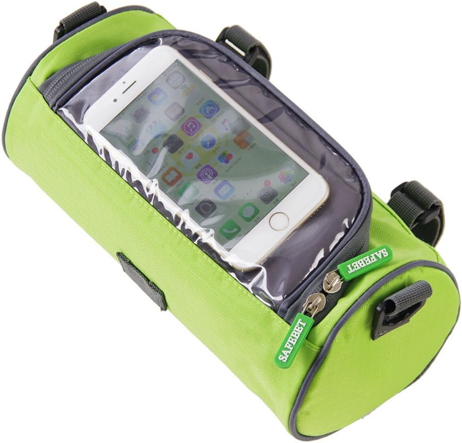 Handlebar Bag, NTMY Waterproof Bicycle Bag with Transparent PVC Pouch and Removable Shoulder Strap