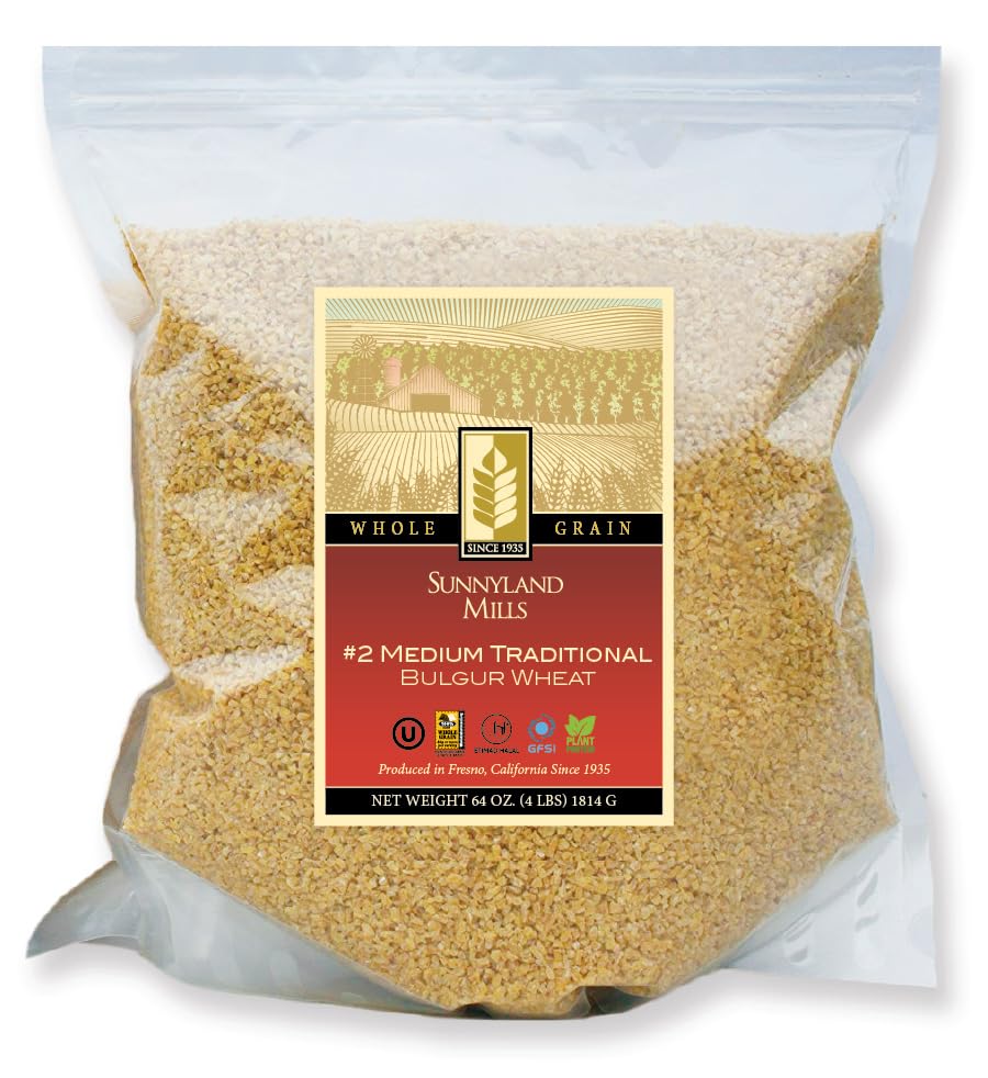 #2 Medium Traditional Bulgur Wheat, 4lbs (2 pack)