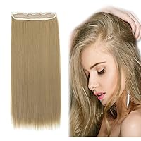 Vista 10 de S-noilite Elegante 30"(76cm) Extensiones de pelo con clip de una pieza, 3/4 de cabeza completa, 5 clips, negras naturales largas y rectas