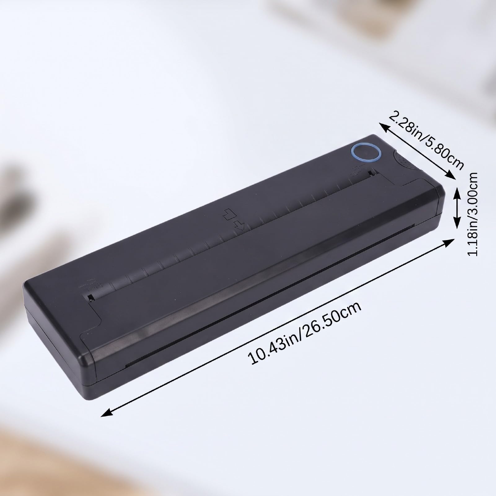Imprimante thermique sans encre 203 Dpi, Bluetooth pour PC portable A4