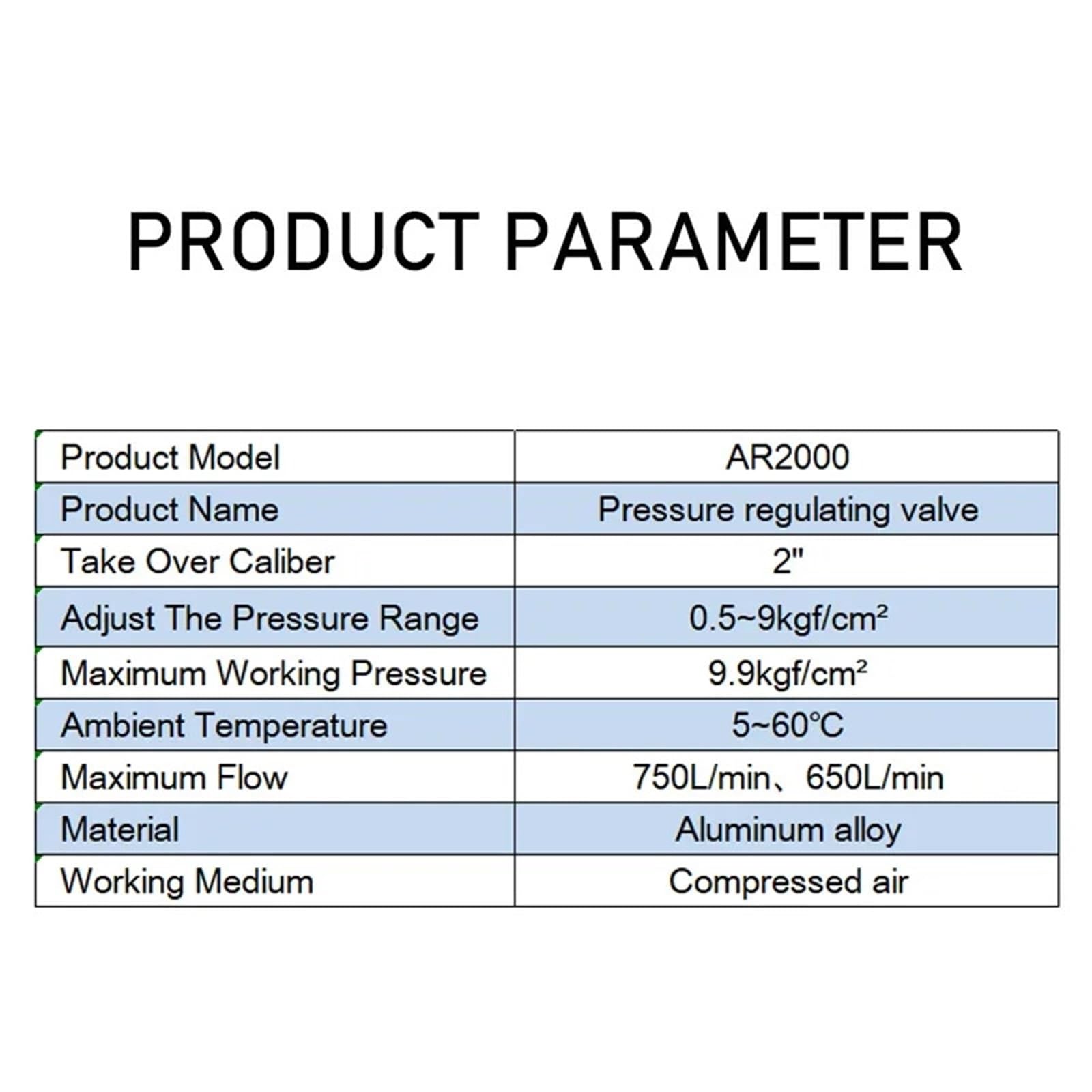 1 pz AR2000 1/4'' Regolatore di pressione 'aria Compressore Pompa Unità di trattamento di regolazione del gas con manometro Lega di alluminio regolabile(AR2000)
