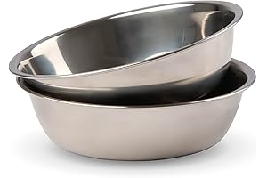 Paw Perfect Two Bowl Deluxe Dinner Set for Small Pets