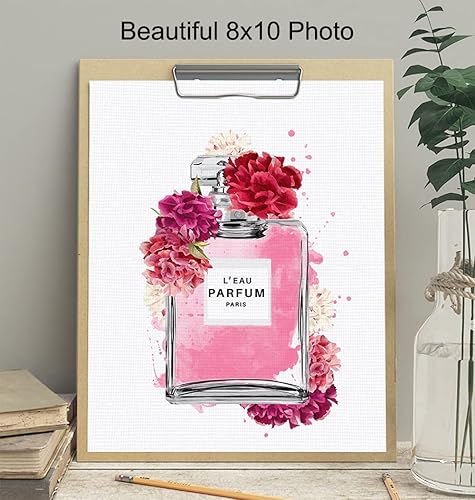 Miniatura 4 de High Fashion Design Wall Art Poster - Glam Decor - Perfume Bottle - Boho-chic Shabby chic Designer Haute couture - Gift for Fashionista Woman Wife