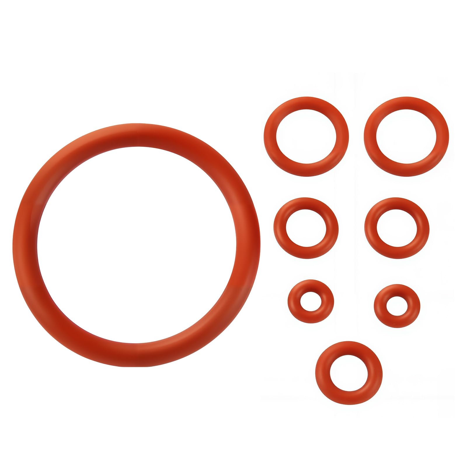 Seal O-Ring Kit for Saeco/Philips/Gaggia Coffee Machines - Food Grade Silicone Gasket Set for Boiler Outlet, Brew Unit, Nozzle - 8 PCS Maintenance Kit.