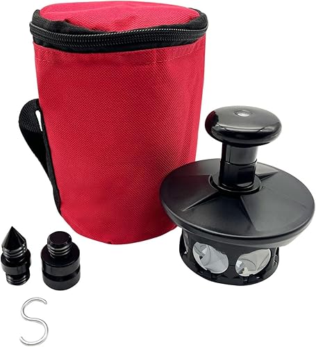 Miniatura 3 de Nueva encuesta de prisma de 360 grados compatible con Trimble 360 Total Station Prism Reflector con mini gancho, adaptador y bolsa de protección 58"