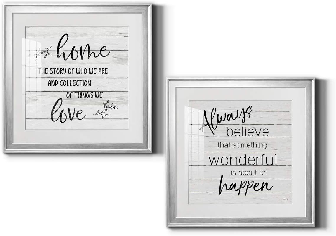 Floral Wall Art, Wall Décor Print, Classic, Geometric, Abstract, Transitional, & Country Chic, With Matte Board, Acrylic Glass, and Hanging Hardware - Beyond the Deep I - Silver Framed 34X34