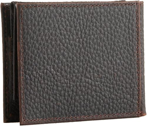 Miniatura 3 de ARIAT Cartera plegable de cuero marrón para hombre con logotipo de la bandera de México Marrón Brown Rowdy Cartera plegable con logotipo de la