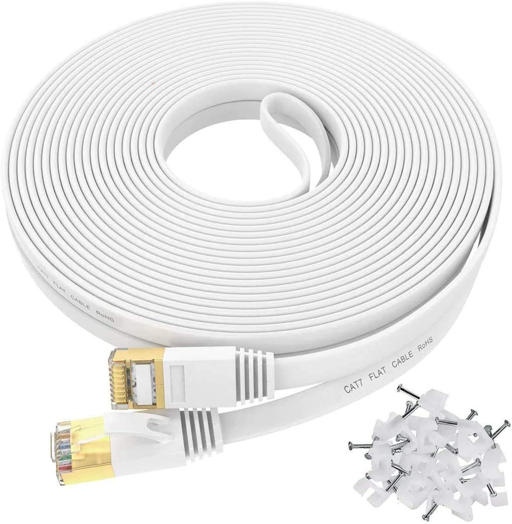 Buy ikbc 20m Flat Cable, Cat7 Cable 20m High Speed