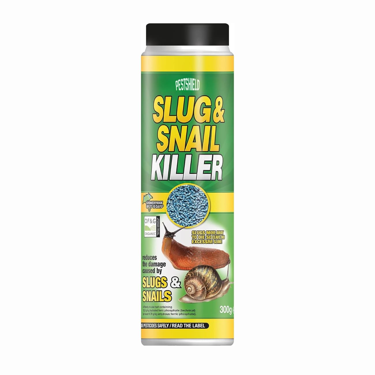 PestShield Slug & Snail Killer Suitable for organic gardening (300g x 1)