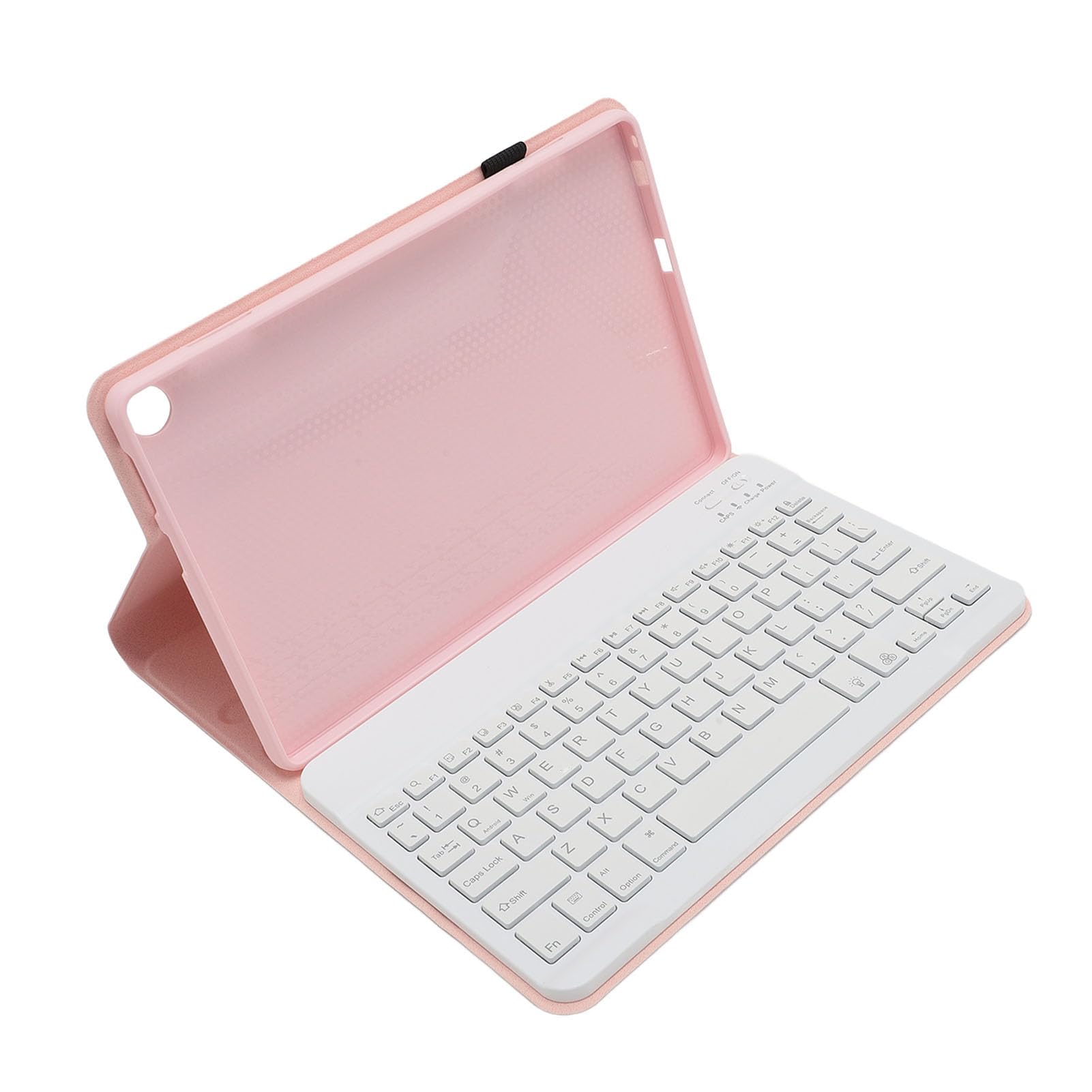 ASHATA Custodia per tastiera da viaggio in pelle PU per Tab M10 Gen 3 tablet da 10,1 pollici cornice aderente morbida antiscivolo copertura interna del supporto (PINK)