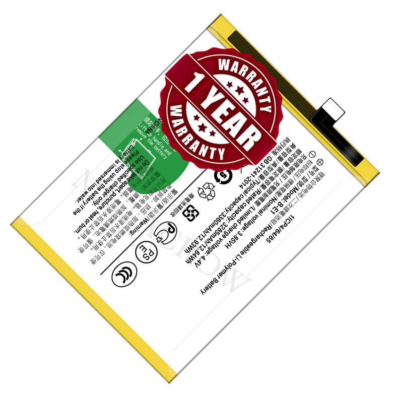 Image of Original B-E1 Battery Compatible for Vivo Y73 (2018) - (3360mAh) - 1 Year Warranty JK1