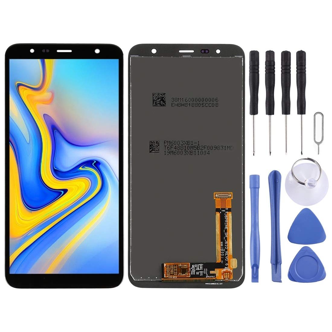 AMDI LCD Screen and Digitizer Full Assembly for Galaxy J6+, J4+, J610FN/DS, J610G, J610G/DS, J610G/DS, J415F/DS, J415FN/DS, J415G/DS (Black) MDYHMC (Color : Black)