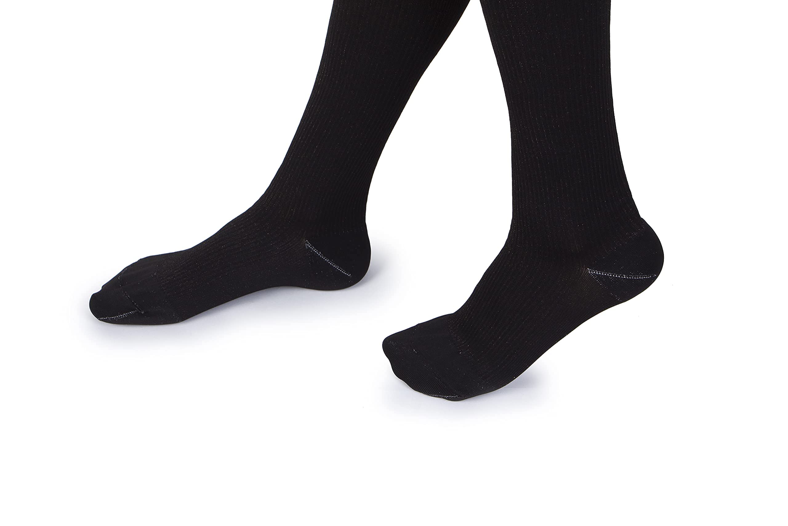 Knee-Gafitex Spikenergy Sock-es muy suave, orujo bordo, no se reduce y adaptación sin establecer la acción metalloterapeutica evita la aparición de sudación, setas y arrossamenti. L negro
