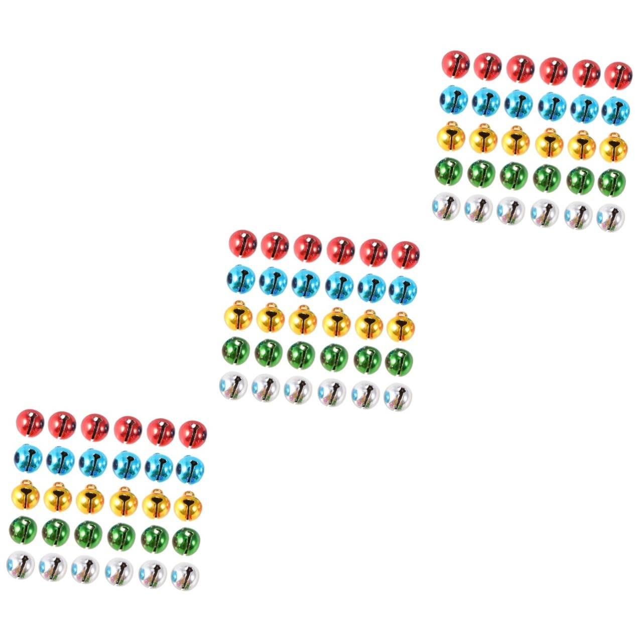 Alipis 450pezzi Campanellini Colorati Ottone Per Decorazioni Natalizie Piccole Campane Jingle Bells Per e Feste Natale