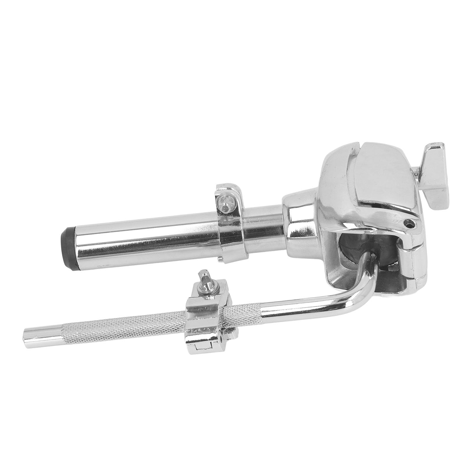 Tbest Soporte para Platillos Tom, Soporte de un Brazo, de Metal para Instrumentos Musicales de Percusión, Resistente, Ligero, Fácil de Instalar, Ajuste Universal