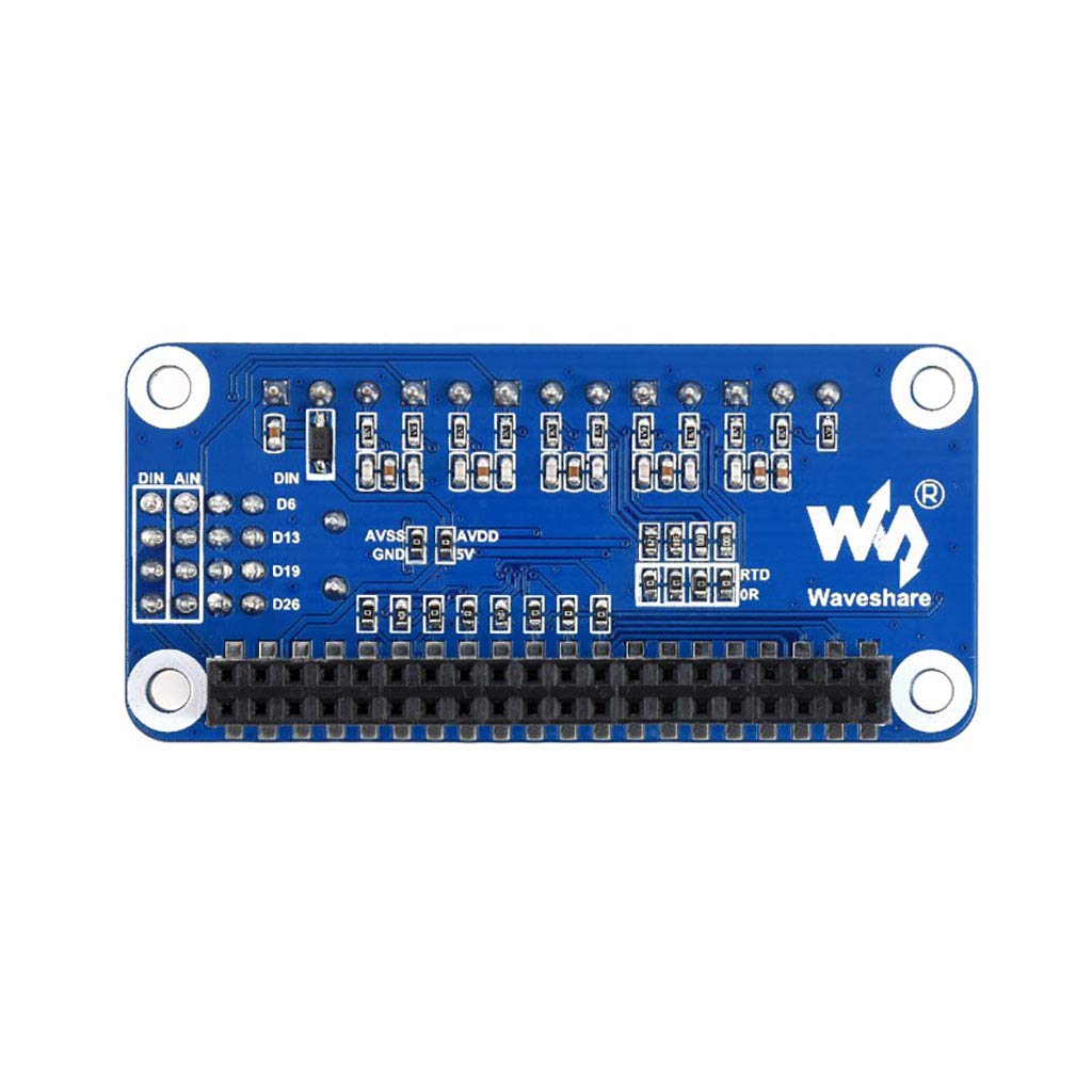 High-Precision AD HAT Compatible with Raspberry Pi Series & Jetson Nano, ADS1263 10-Ch 32-Bit ADC