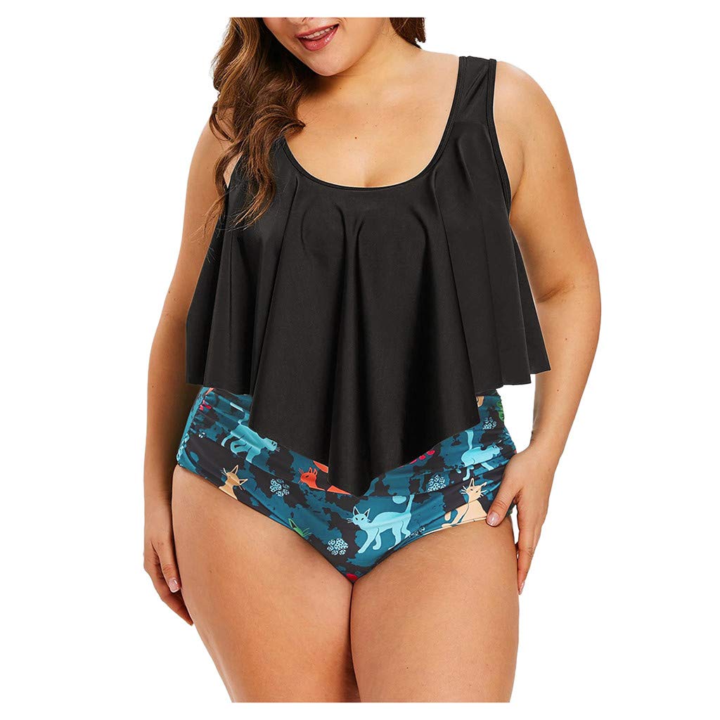 WENOVL Bikinis Mujer 2022 brasileños,Bikini de Mujer Traje De Baño Una Pieza, Bañador Deportivo Mujer con Lisos, Ropa De Baño para Deporte Mujer para natación