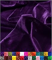 Vista 33 de Barcelonetta Tela de terciopelo elástico Lujo y suave Tela de terciopelo Rollo de 60 pulgadas de ancho 10% elastano Costura, ropa