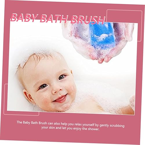Miniatura 4 de 6 cepillos sensoriales para entrenamiento de integración sensorial, esponjas de baño suaves para cuidado suave y de la piel para baño y juego