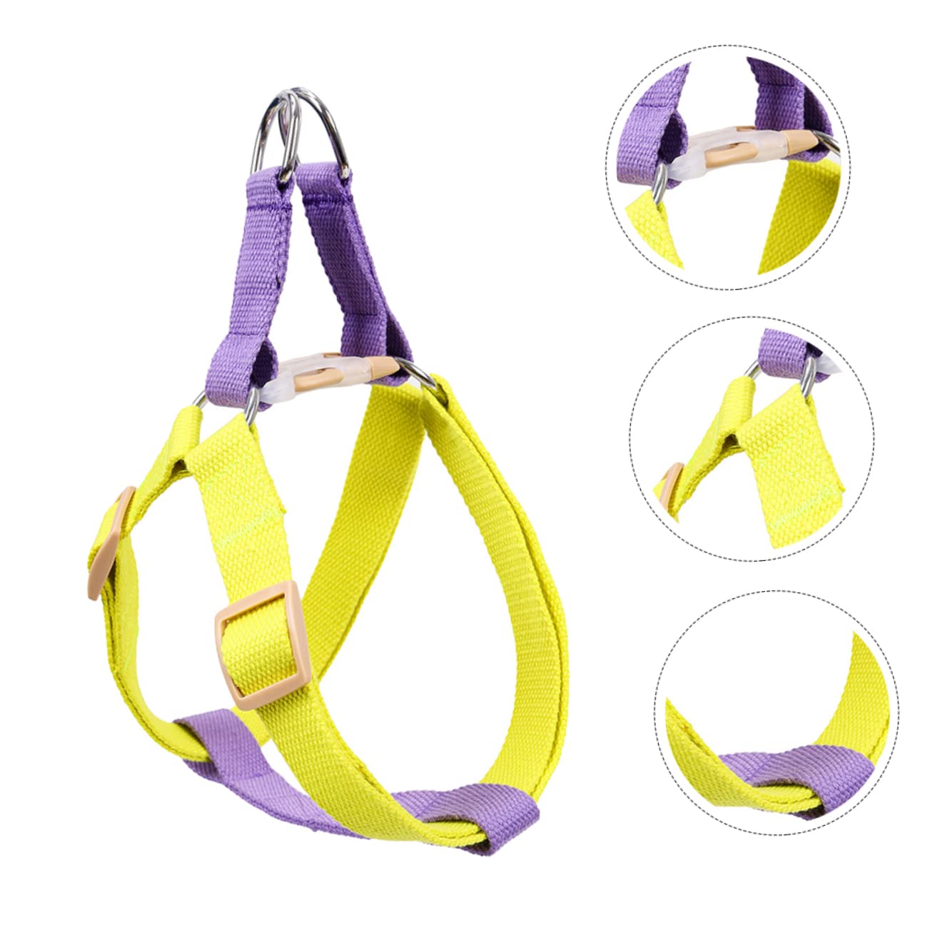 INOOMP 2pezzi Pettorina Regolabile Per Per All Vestizione Comfort Per Domestici Colori e Resistente