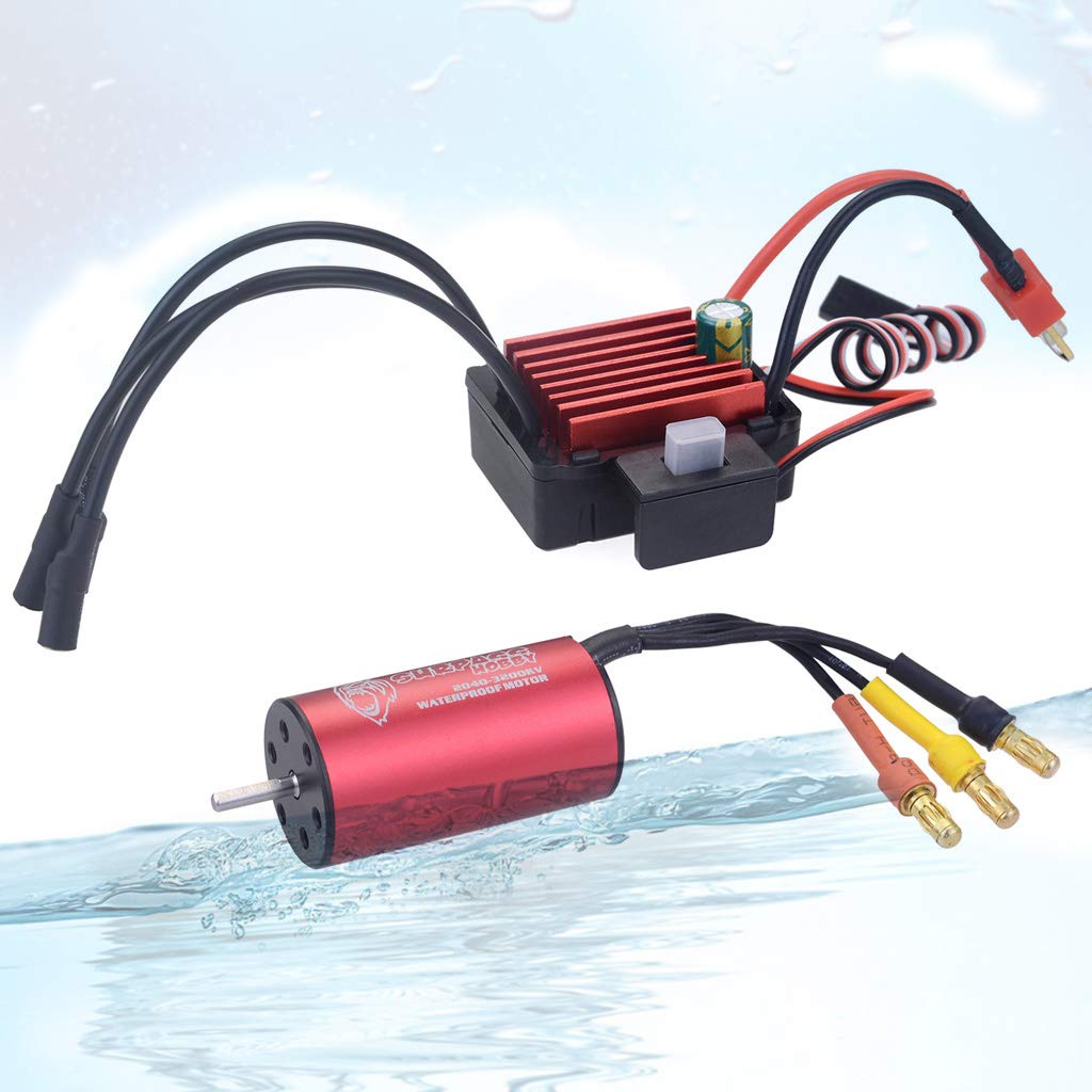 Amazon.com: Xiangtat Hobby Waterproof Combo 2040 3200kv Brushless