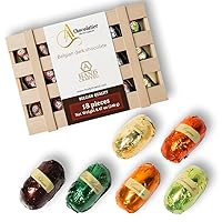 Vista 9 de Andy Anand - Botellas europeas de chocolate negro rellenas con 18 licor de estante superior