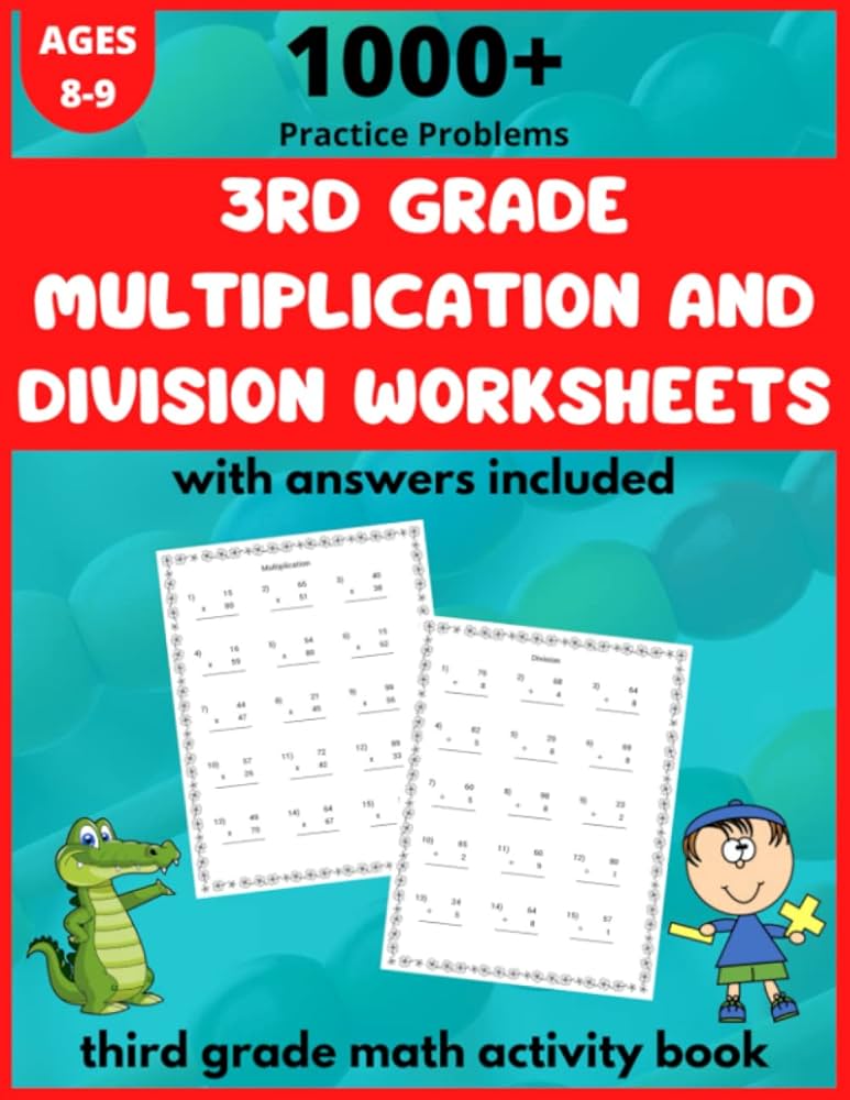 Division Worksheets 3rd Grade