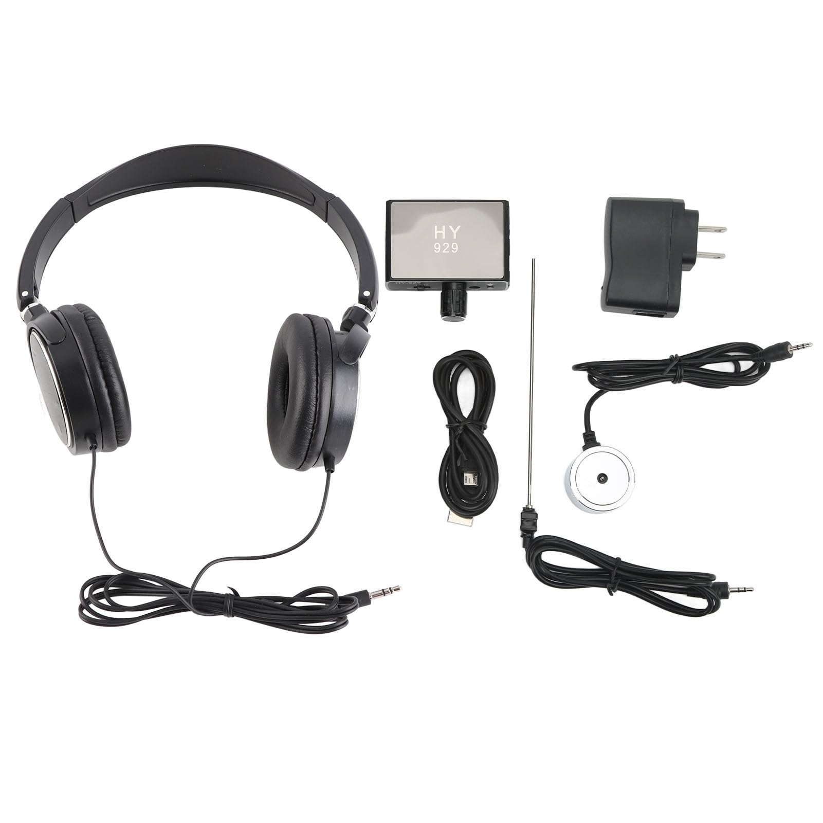 Underground Water Leak Detector Water Pipe Leakage Detector, Pipe Leak Detector High Strength Sound Intensifier with Headset AC100-240V for Site Construction Plumbing Leak