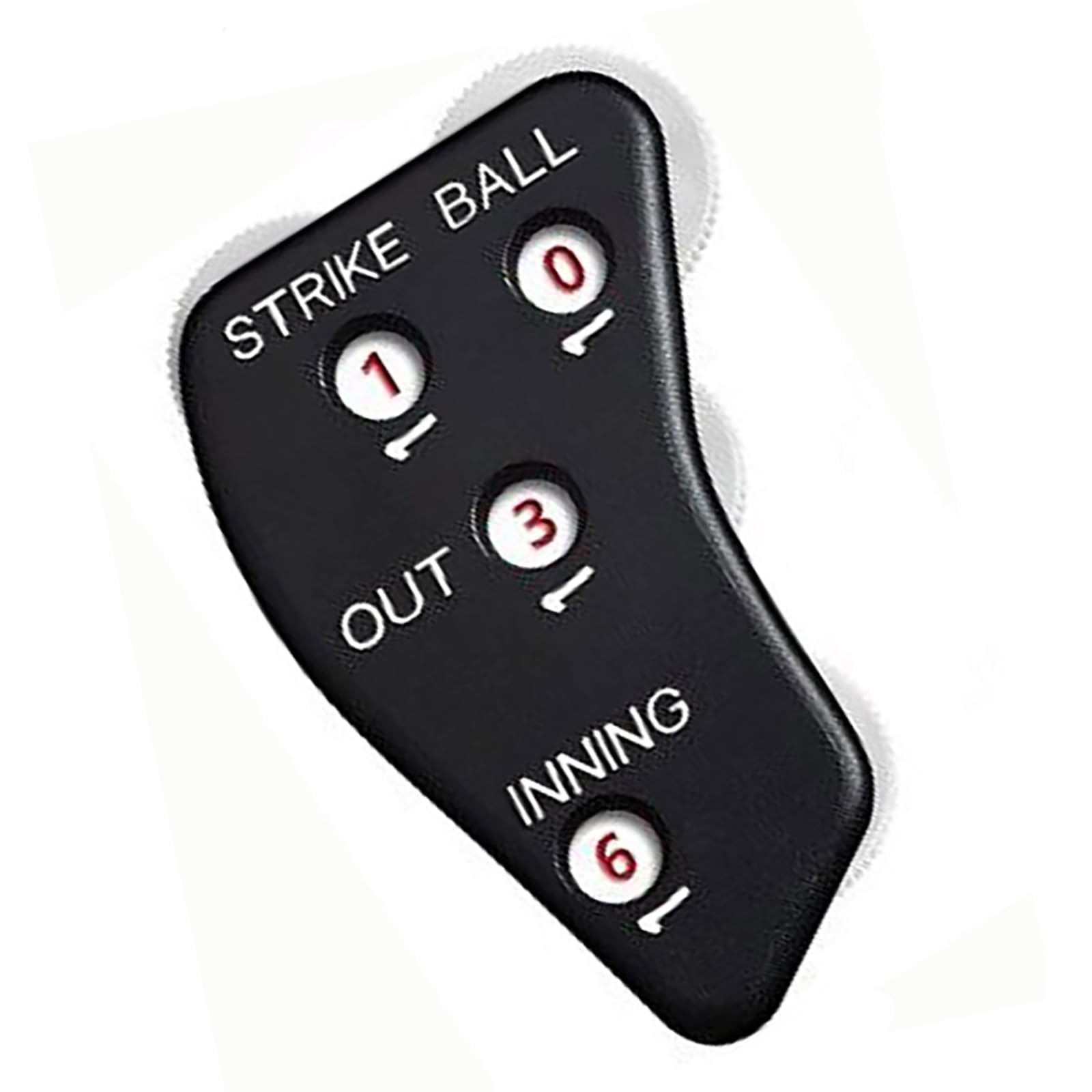 Yazhuq Referee Indicators Baseball Clickers Handheld Baseball Softball Game Counter 4 Wheel Baseball Umpire Clickers Easy to Us