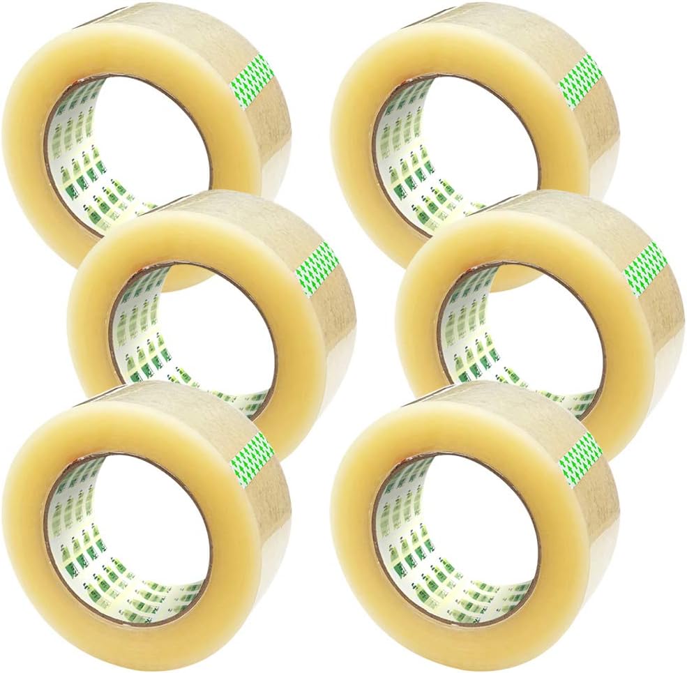 Lot Of Clear Packing Tape, 2 Inch Wide, 2.0mil Thickness, 110 Yard Per - View #8