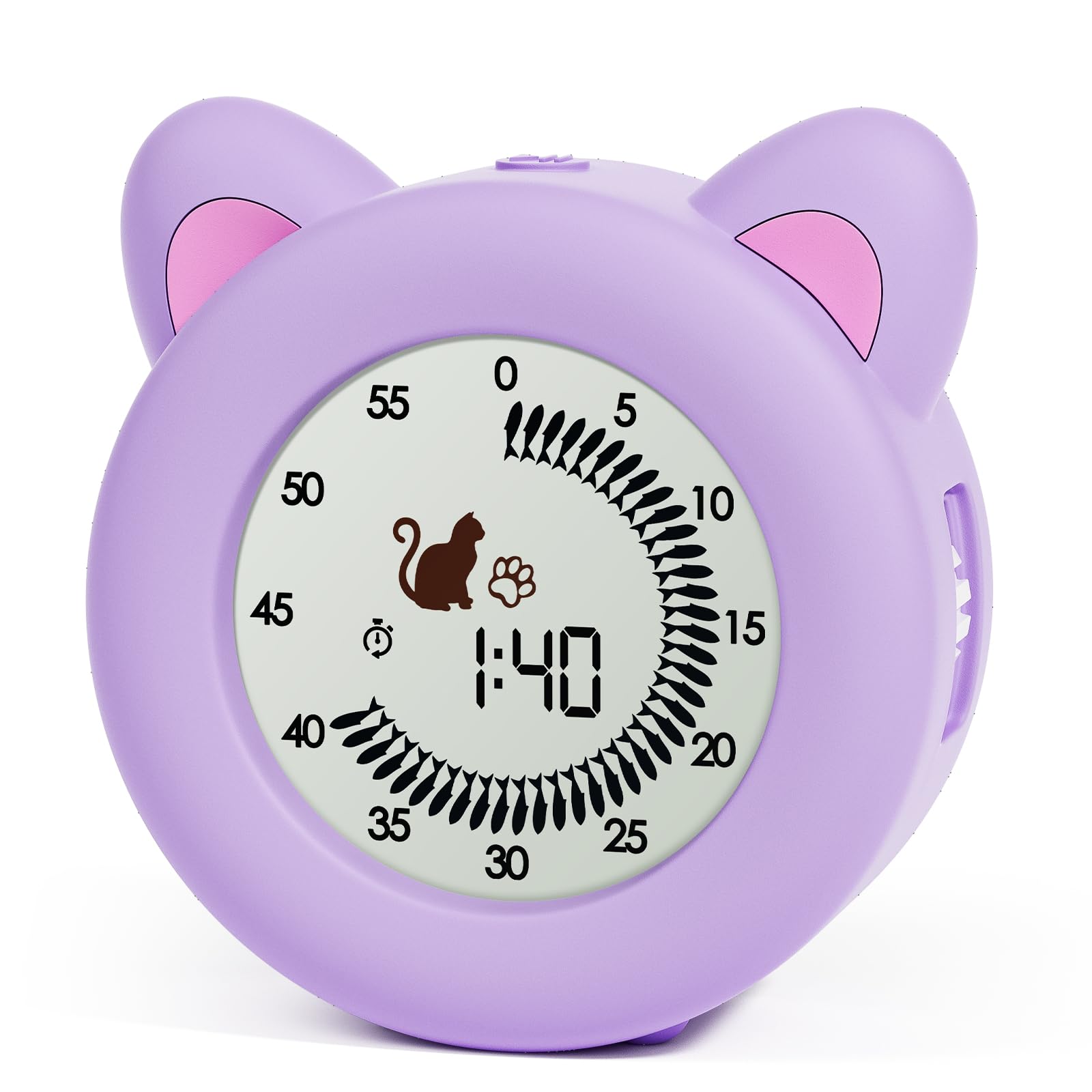 299 Minute Visual Timer for Kids, Cat Countdown Timer with Pause | Classroom Timer with C…
