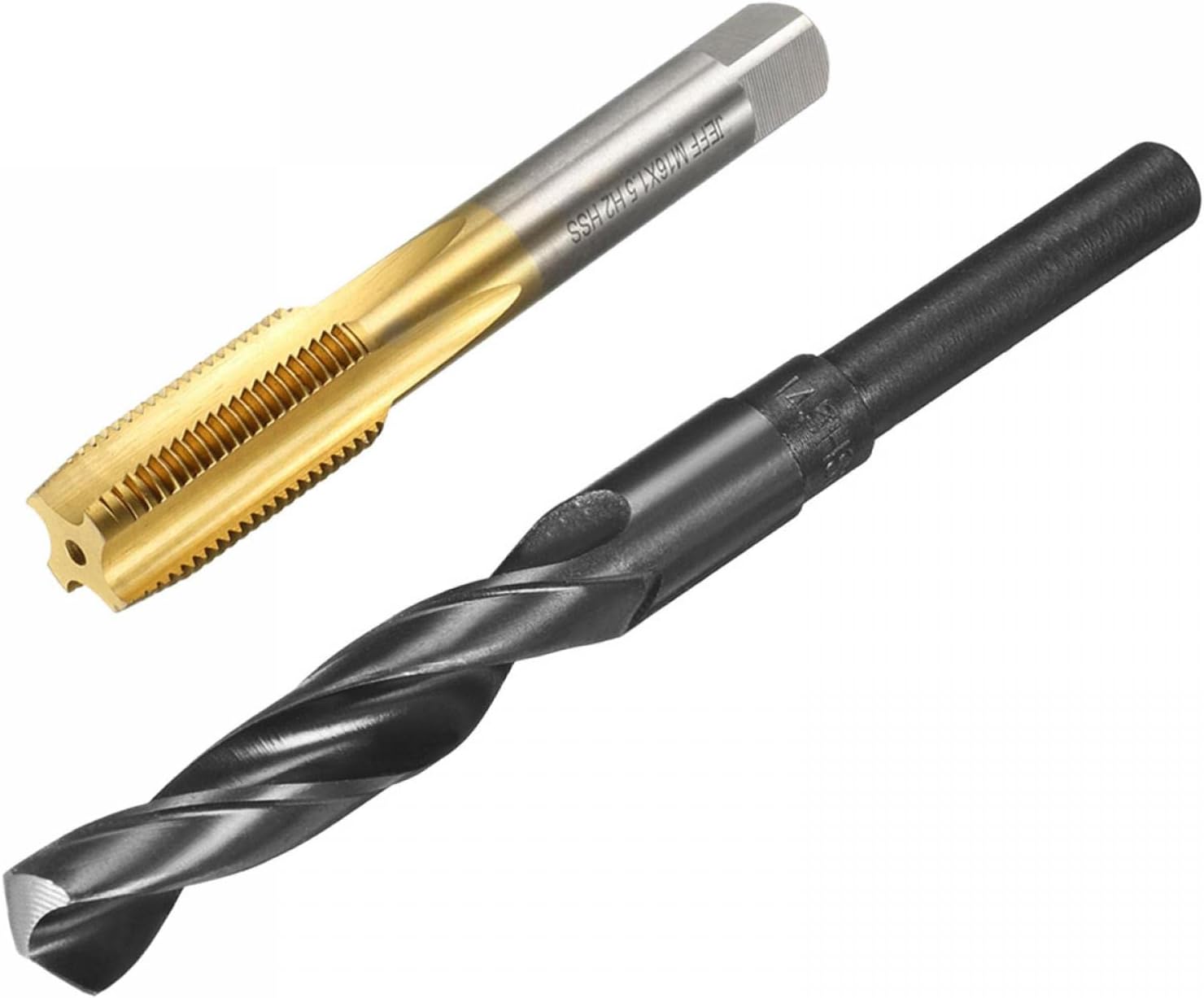 uxcell Metric Tap M16 x 1.5mm Pitch H2 Right Hand Thread, 14.5mm Drill Bit HSS 9341