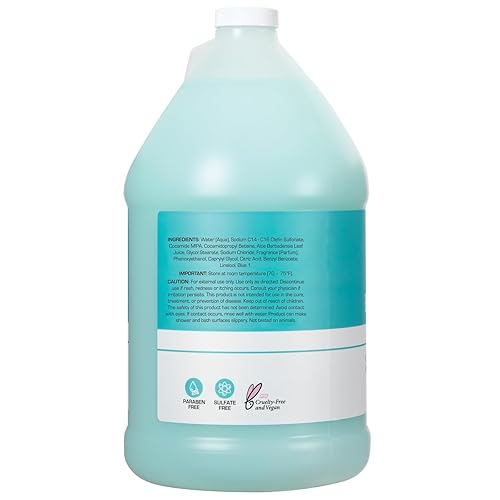 Miniatura 3 de Ginger Lily Farms Club & Fitness - Gel de baño y ducha nutritivo, 100% vegano y libre de crueldad, para hombres y mujeres, aroma Ocean Breeze,