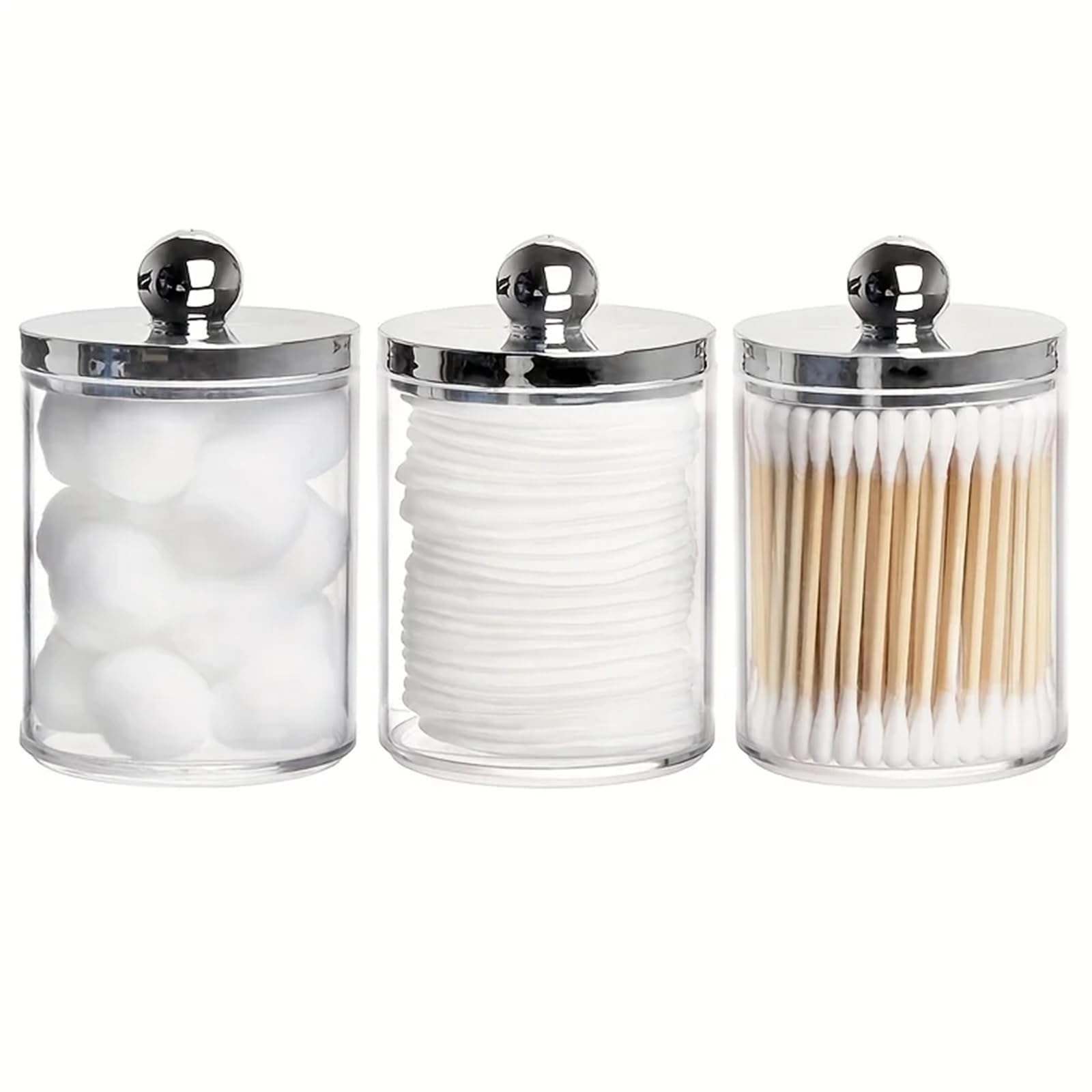 Enmrfvkz 3Pcs Color2 Plastic Cotton Pad Holder