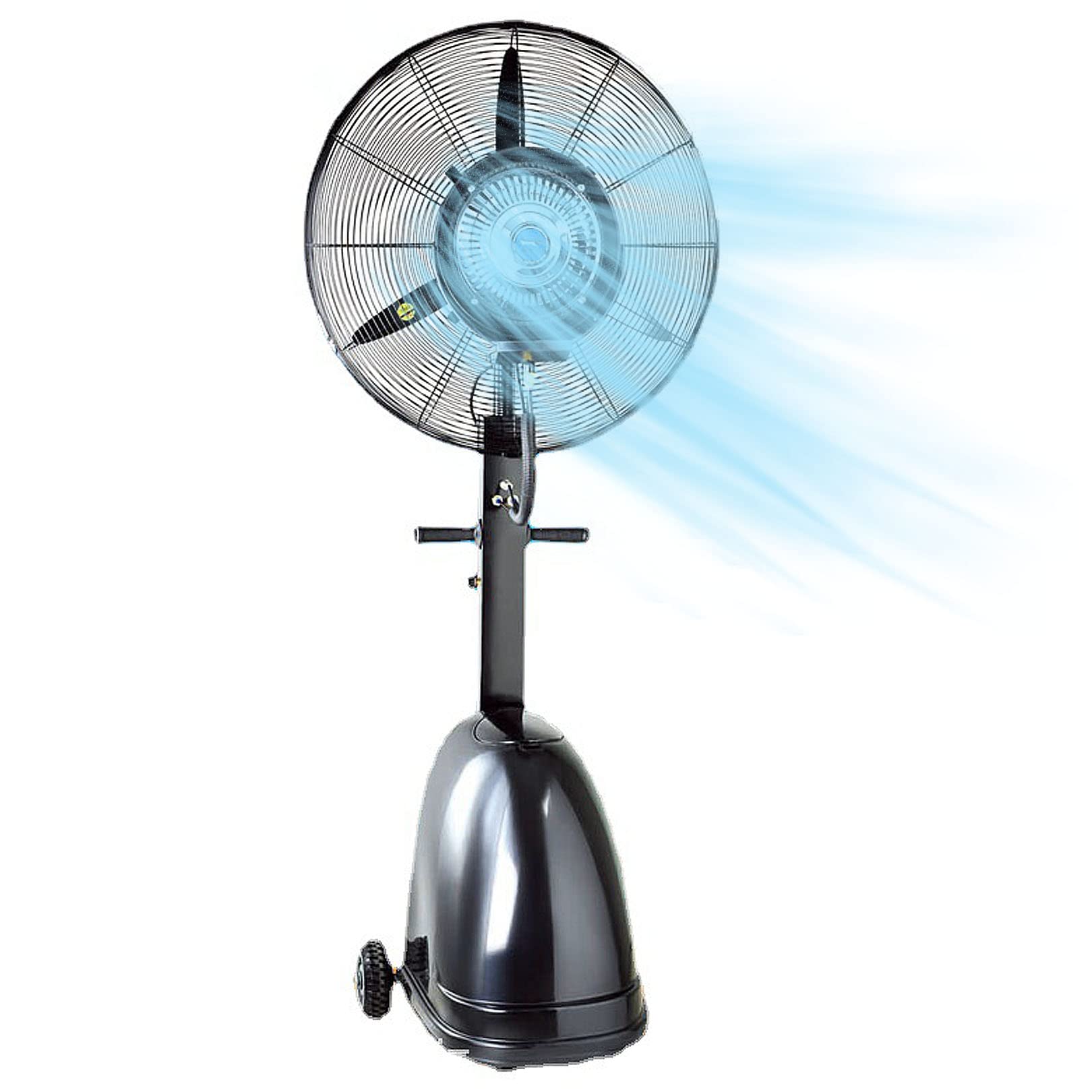 JKJZSALJ Industrial Misting Fan,3 Wind Modes,90°Oscillation,Outdoor Pedestal Fan With Mist,Patio Garden Backyard Water Tank Electric Fans,71cm/28in