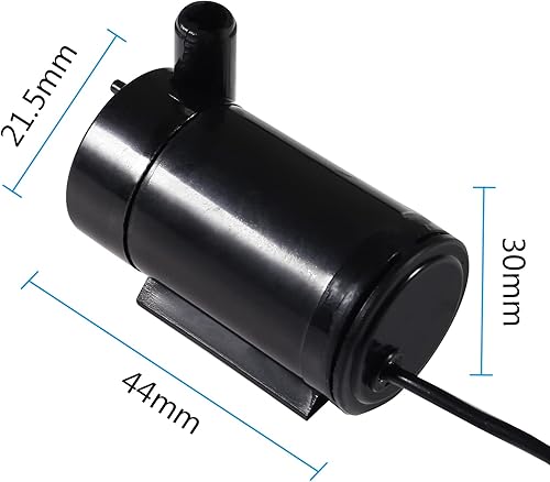 Miniatura 7 de Mini bomba de agua micro sumergible de 3 a 5 V CC con tubo de vinilo transparente, tubo flexible para acuario, fuente de jardín, estanque (4