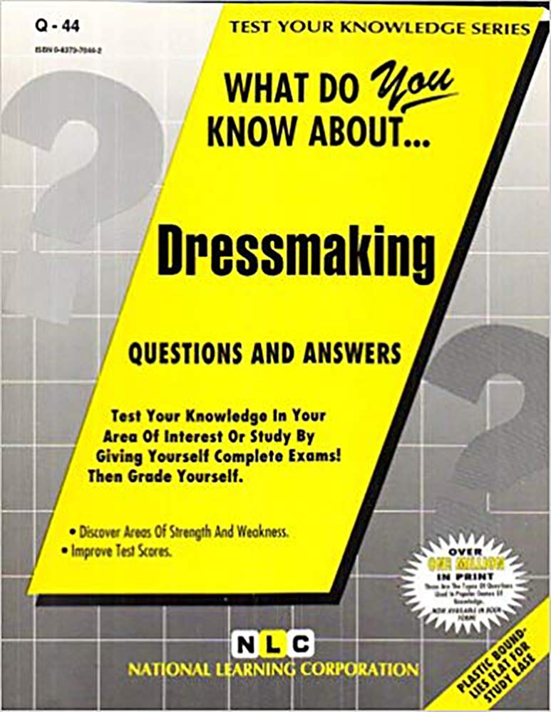 DRESSMAKING (Test Your Knowledge Series) (Passbooks) (TEST YOUR