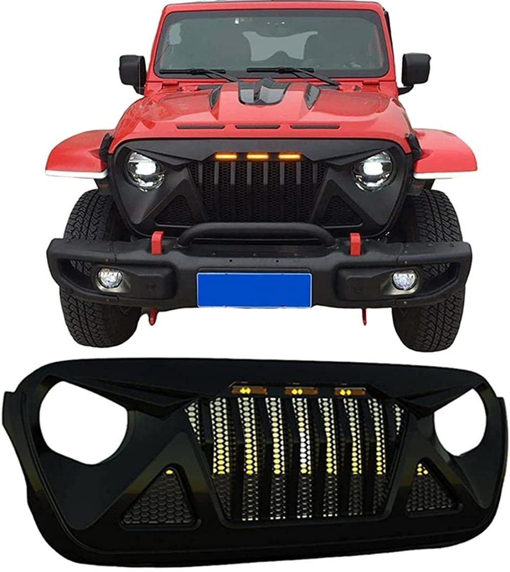 Buy DIQON Front Grille, Fit For Wrangler Jk Jl 20182020 Car Front Bumper Grille, Bumper