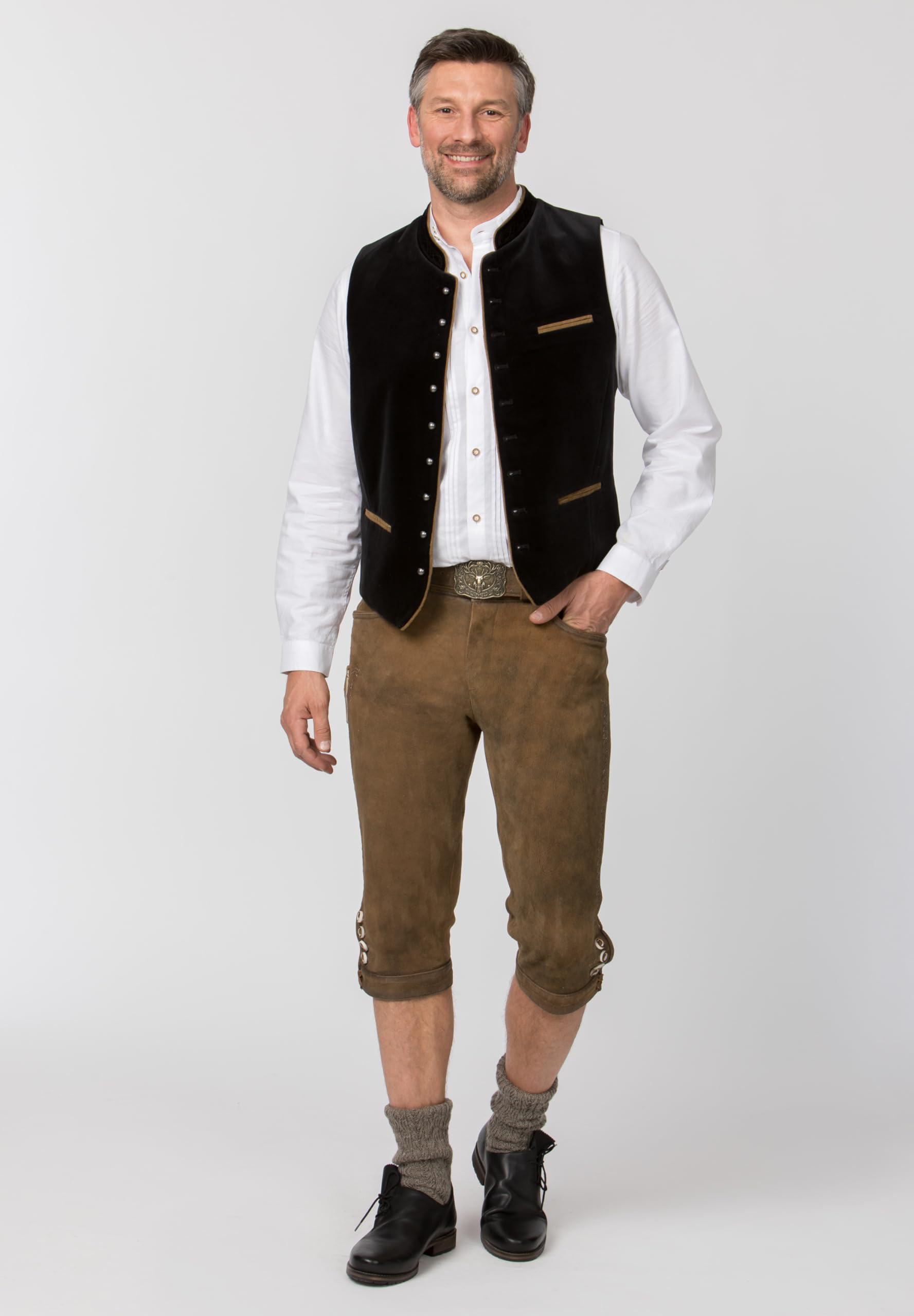 Stockerpoint Herren Trachtenweste Ricardo – Bild 3