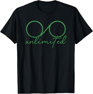 Unlimited Infinity Glasses Green Witchcore Aesthetic T-Shirt