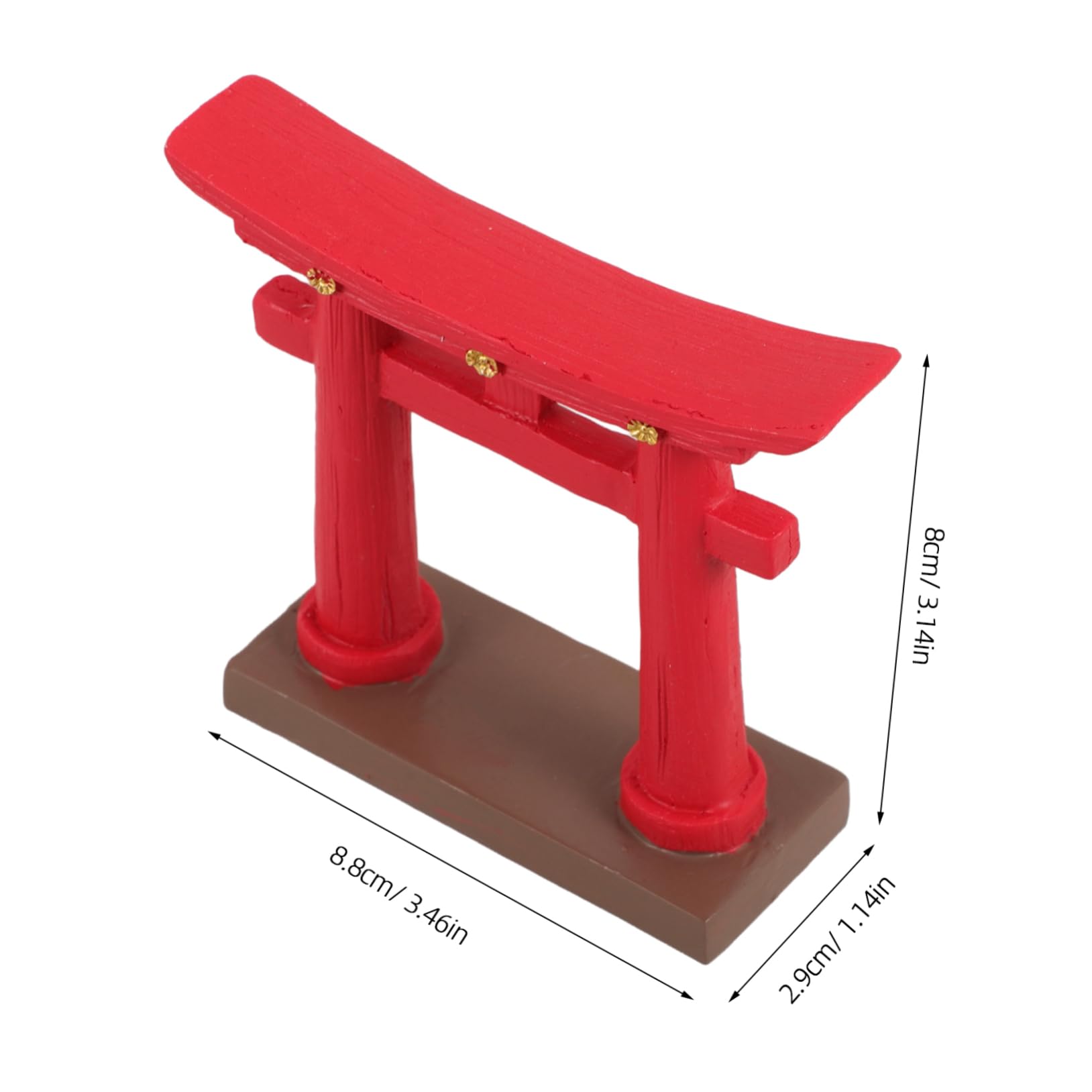 Amazon.co.jp: NESTINGHO 鳥居飾り 鳥居模型 ミニチュア鳥居像 小さな