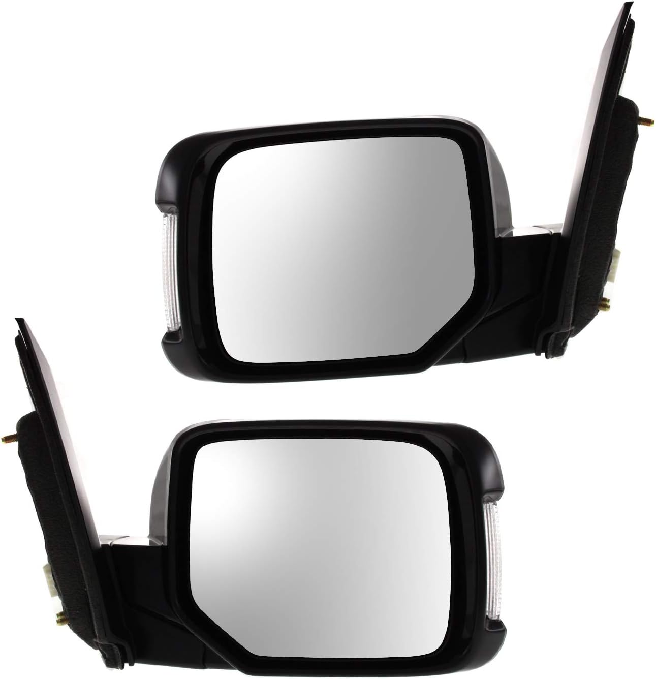 Kool Vue Power Heated Side Mirrors, For Honda Pilot 2009-2015, With Signal Light, Memory, Paintable
