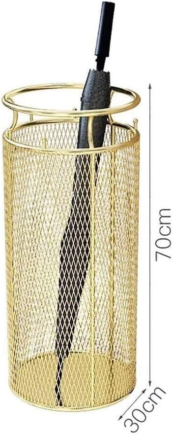 Rustic Metal Umbrella Stand, Umbrella Holder for Home Indoor Outdoor, Umbrella Rack and Cane Stand Handwoven Iron Umbrella Bucket