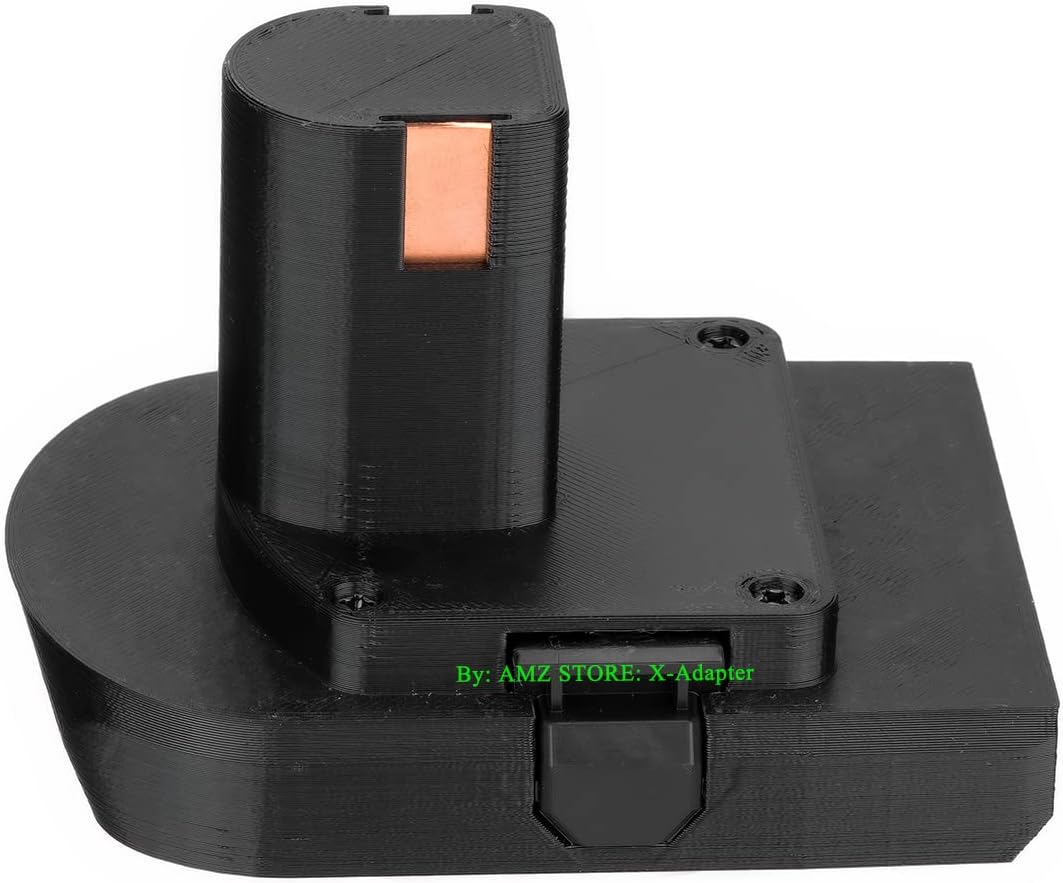 for Ryobi 18V Tools - Works on Bosch Professional Batteries (Not PBA All Battery) - Adapter Only, Black (BS-RY18)