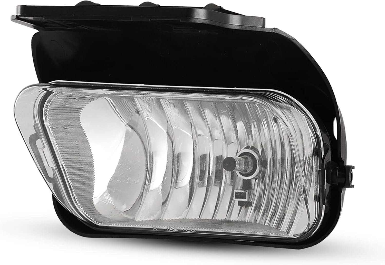 AUTOWIKI Fog Lights for 2003-2007 Chevy Silverado/ 2002-2006 Chevy Avalanche (w/o Body Cladding) With Clear Lens 2PCS Fog Lamps