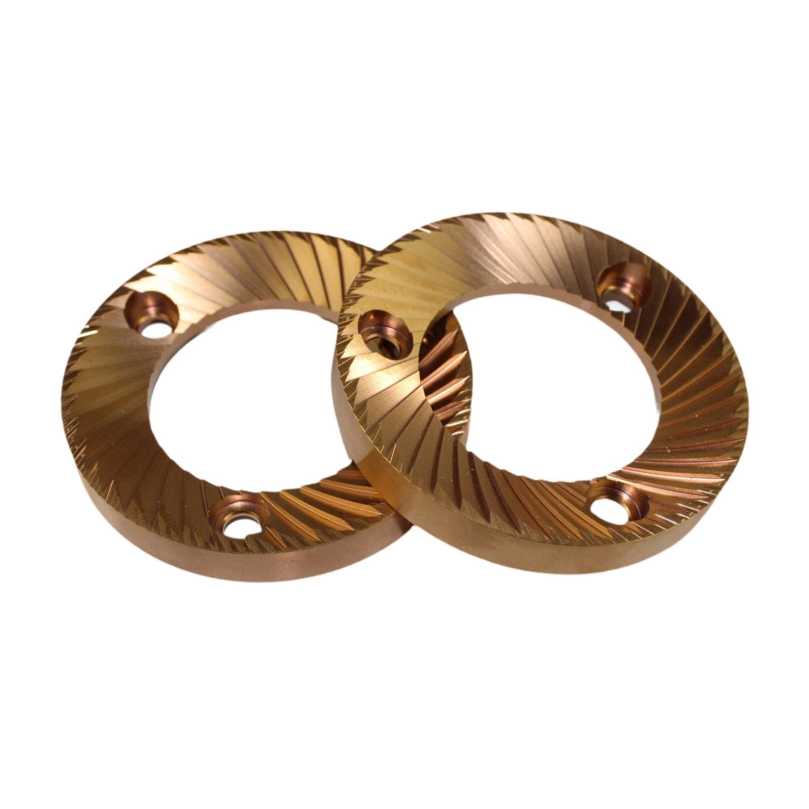 2Pcs 64mm Flat Burrs Coffee Grinder Accessory Compatible with DF64 DF64P DF64E DF64V E6P E37J Manual Espresso Mill