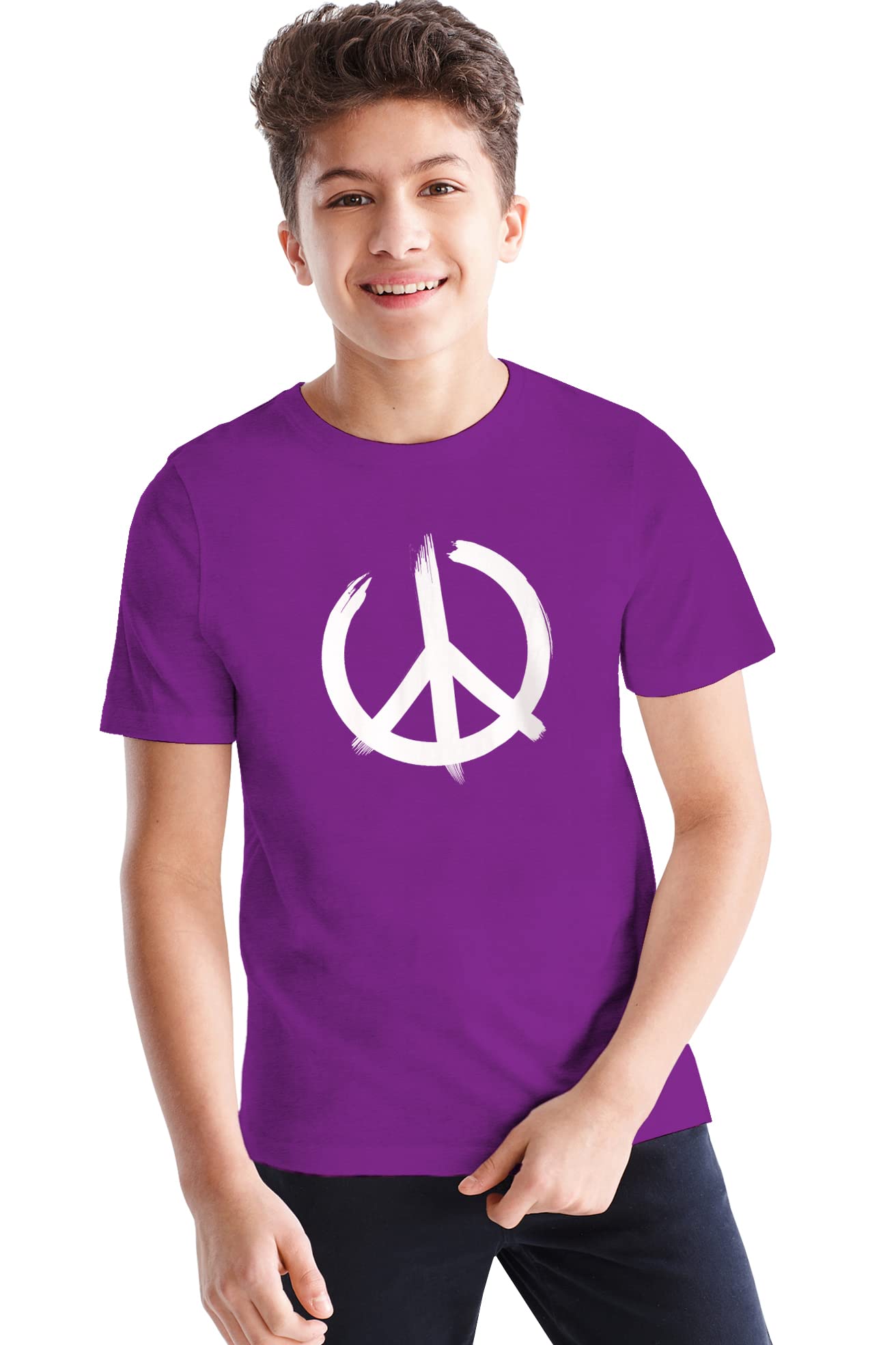 BLIVEBoy's Printed Cotton Blend Round Neck Half Sleeve T Shirt