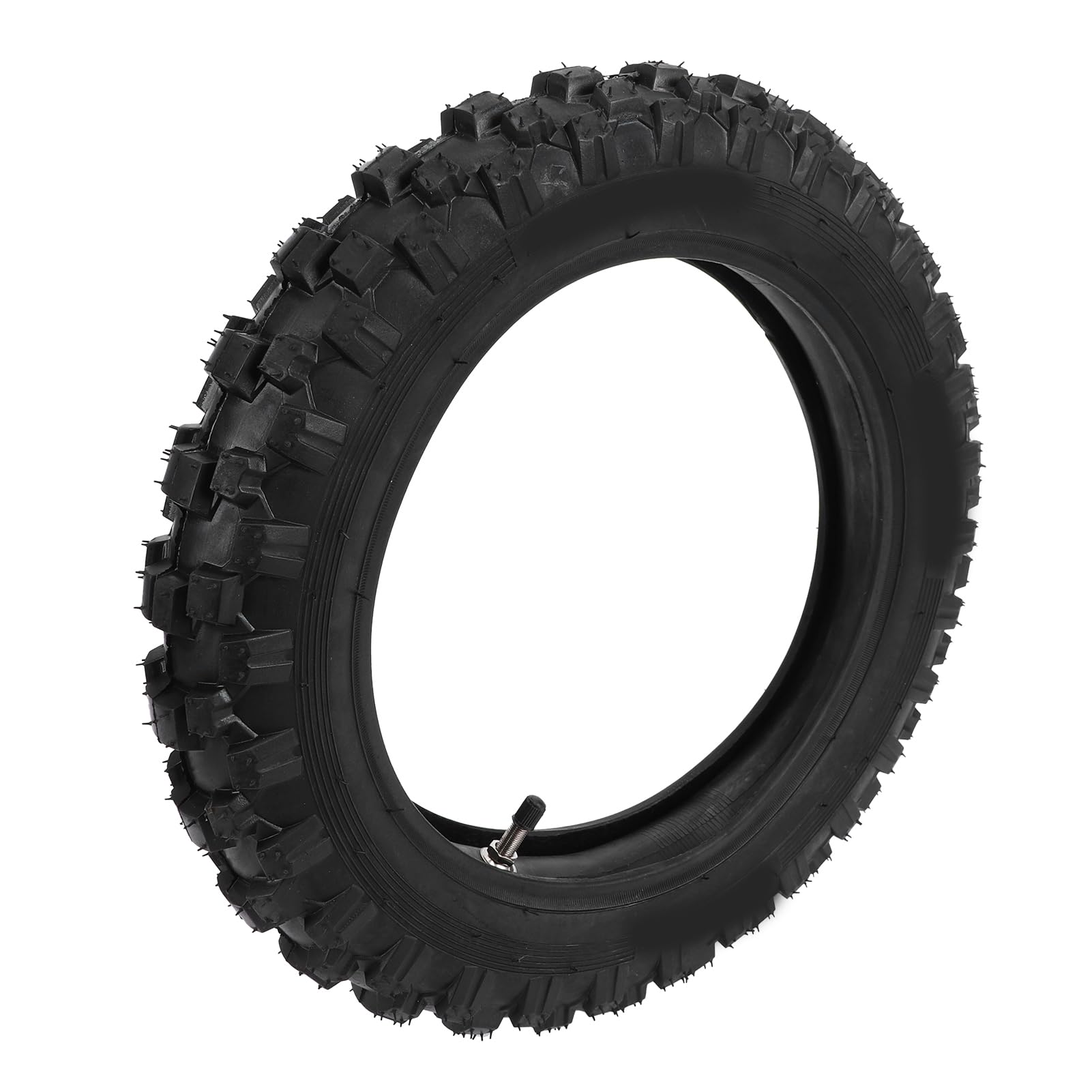Pissente Ensemble Pneu et Chambre à Air 2.5-10 Pouces pour Moto Tout-terrain, Remplacement Tout-terrain en Caoutchouc de Haute qualité pour Jante de 10 Pouces, Compatible avec CRF50 XR50