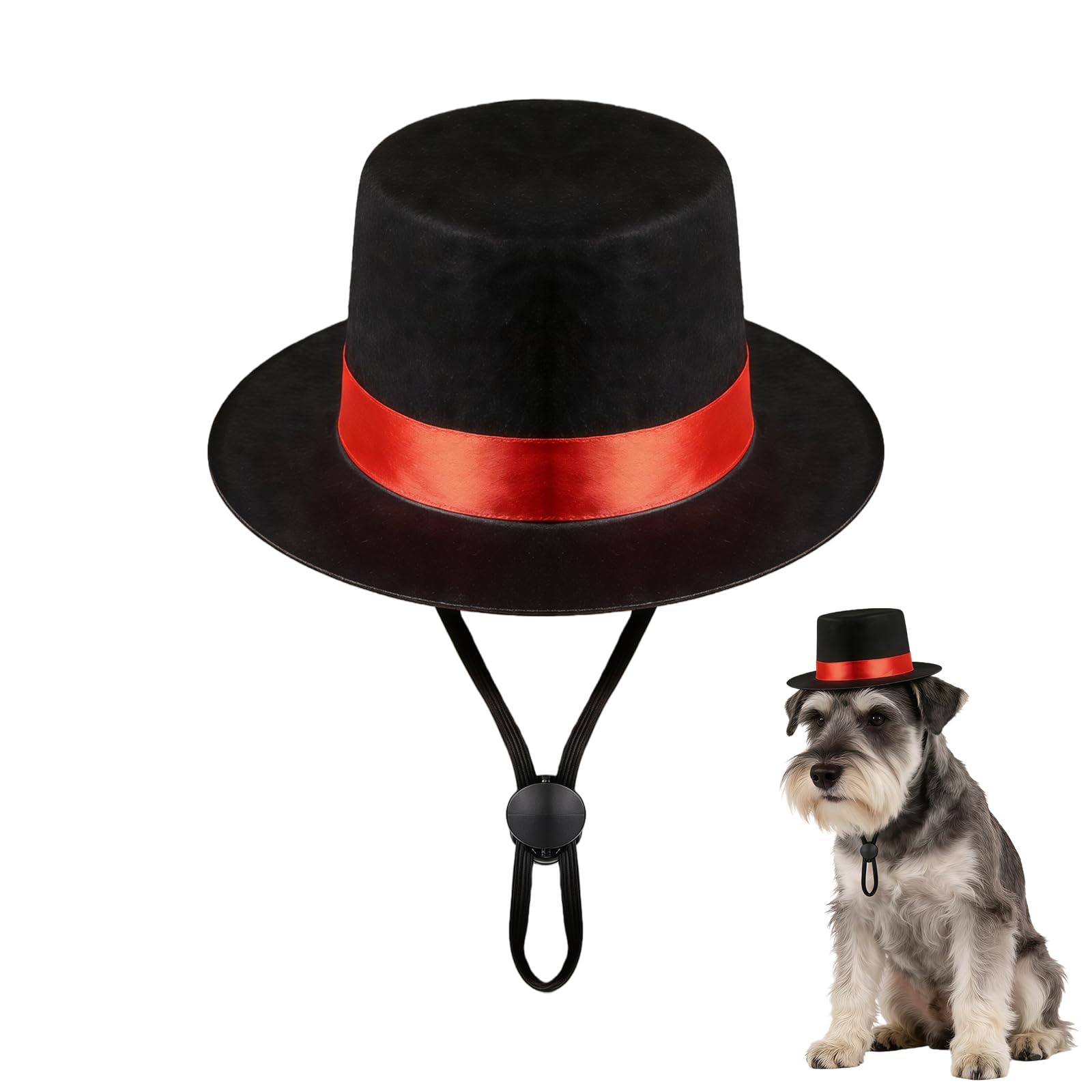MEISH Pet Top Hat Pet Costume Hat Adjustable Dog Formal Hats Birthday Party Wedding Halloween Party Supplies for Dog Cat