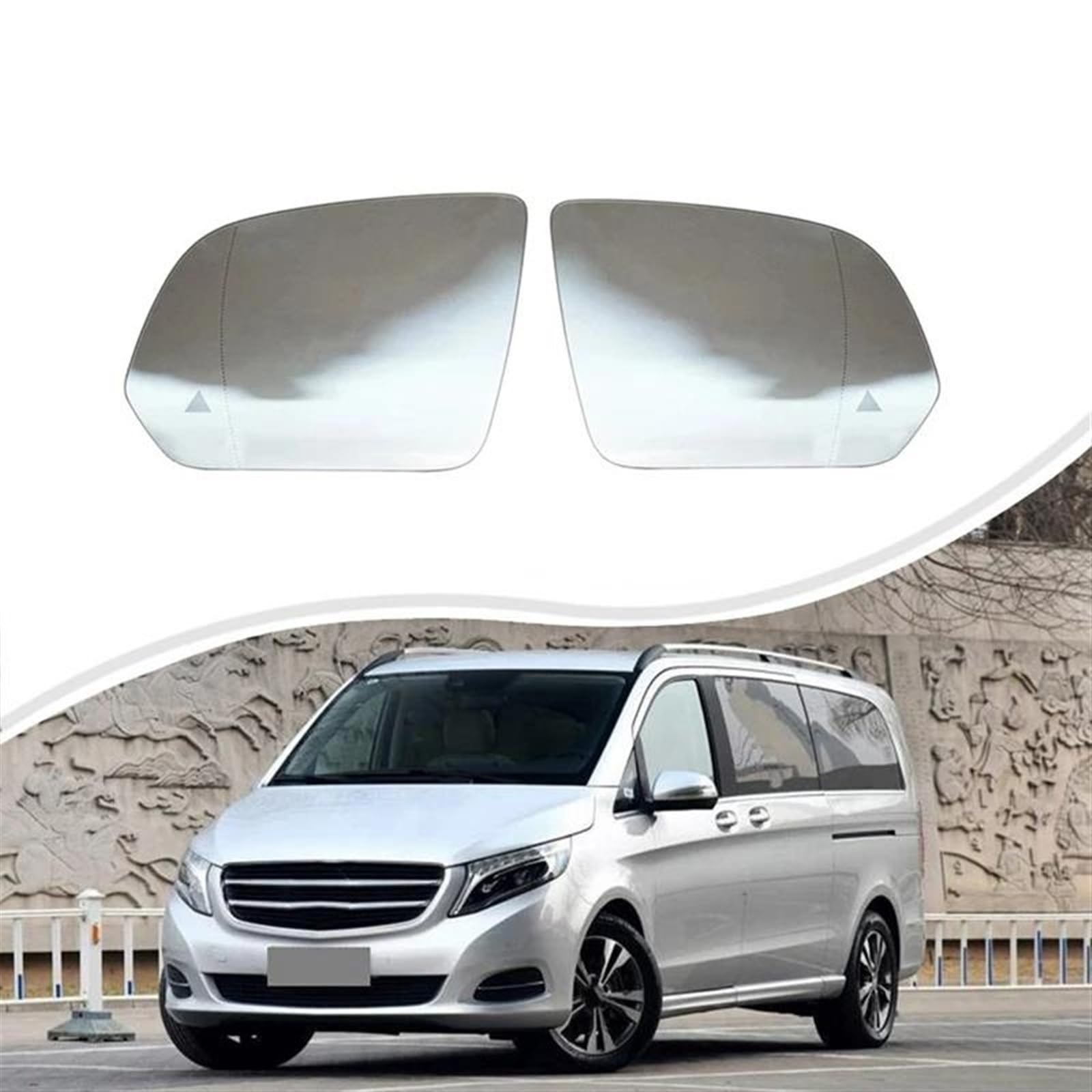 Türspiegel Glas Für Mercedes GL ML GLE Klasse - Weitwinkel Außenspiegel Ersatz